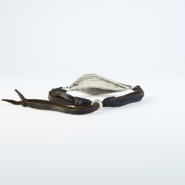 Pulsera Cuero Mujer Leaf - Imagen 2